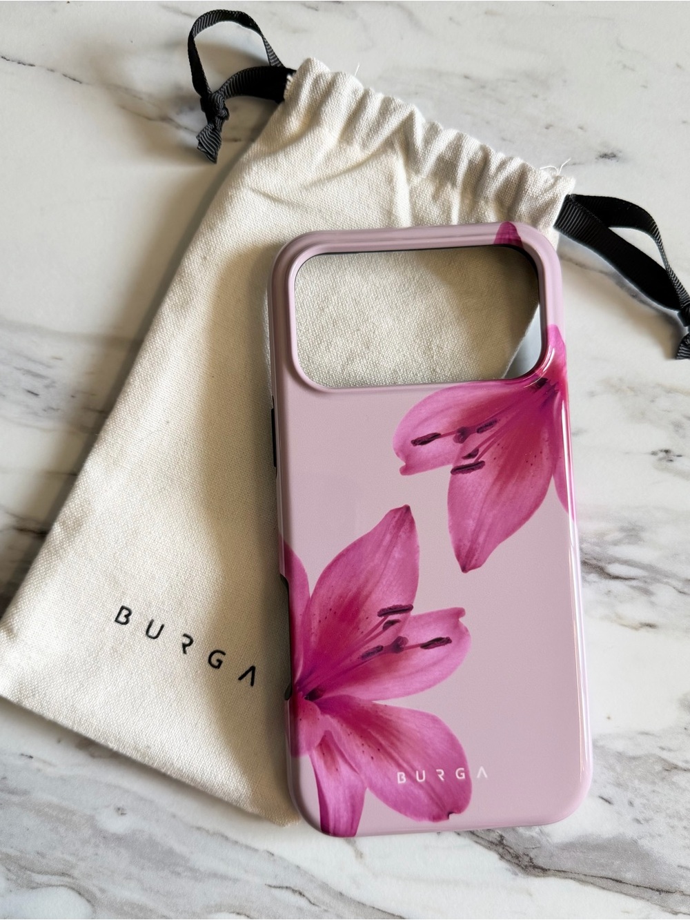 Burga Pink Floral Phone Case - IPhone 17 Pro Max